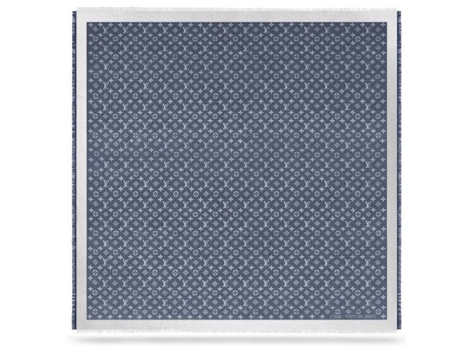 Louis Vuitton LV Shawl nuovo denim Blu - vista 2