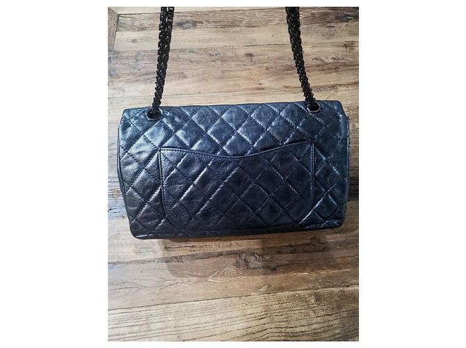 Chanel 2.55 Reissue 227 borsa classica Nero - vista 10