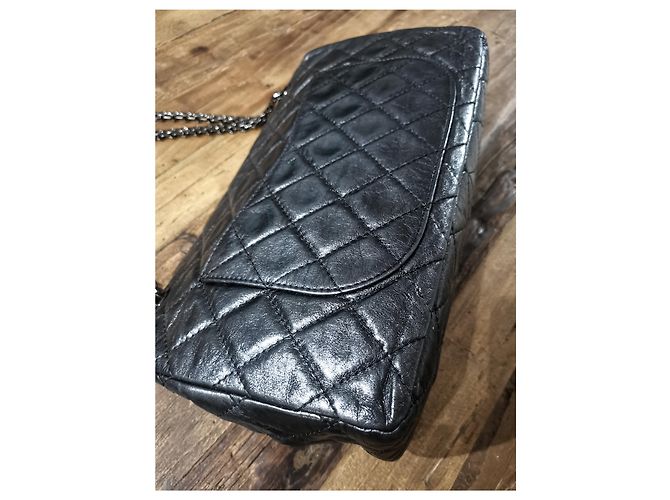 Chanel 2.55 Reissue 227 borsa classica Nero - vista 11