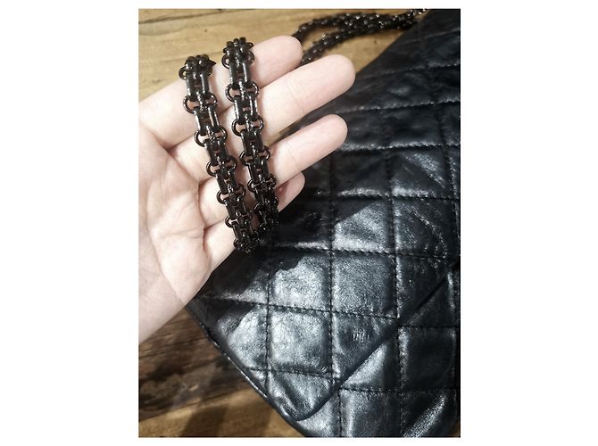 Chanel 2.55 Reissue 227 borsa classica Nero - vista 5