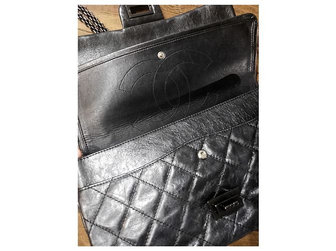 Chanel 2.55 Reissue 227 borsa classica Nero - vista 6