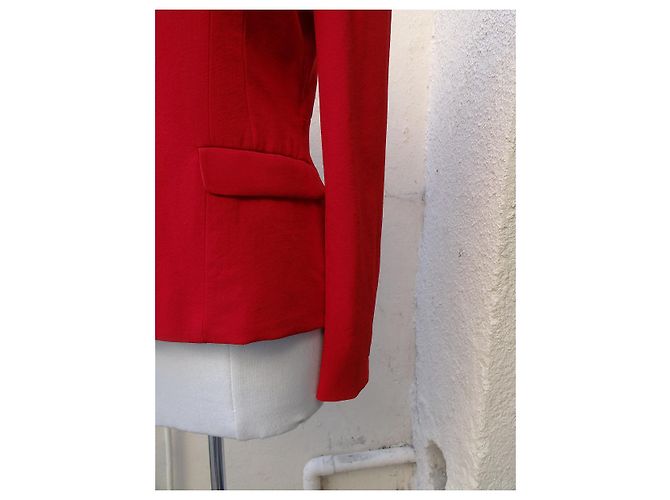 Blazer Prada Rojo de Lana y Seda Roja - vista 6