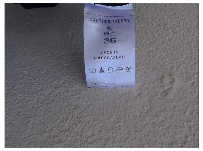 Chloé Kleid marineblau aus Viskose Größe 36 - Ansicht 4