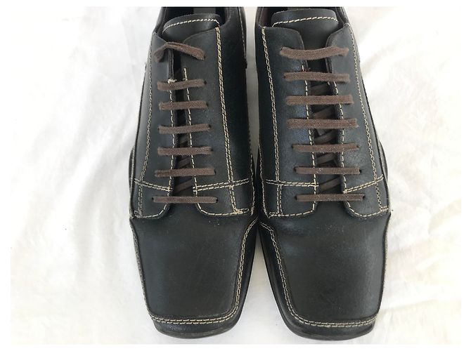 Baskets Kurt Geiger en cuir marron taille 43 Marron foncé - vue 2