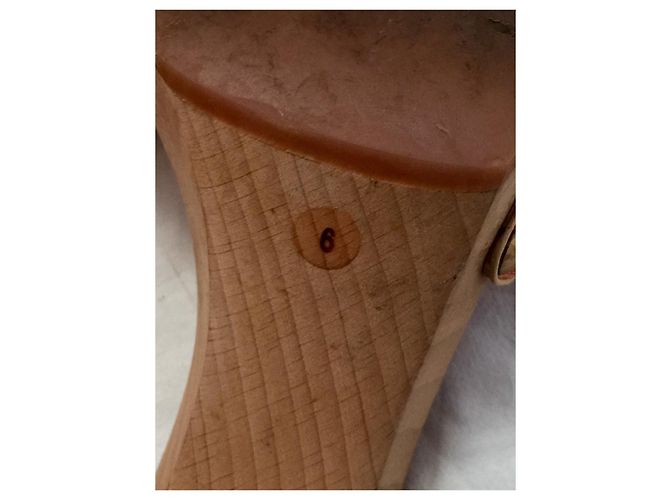 Casadei hochhackige Maultiere Beige Orange - Ansicht 5