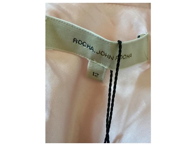John Rocha Top de linho com pérolas Rosa - vista 4