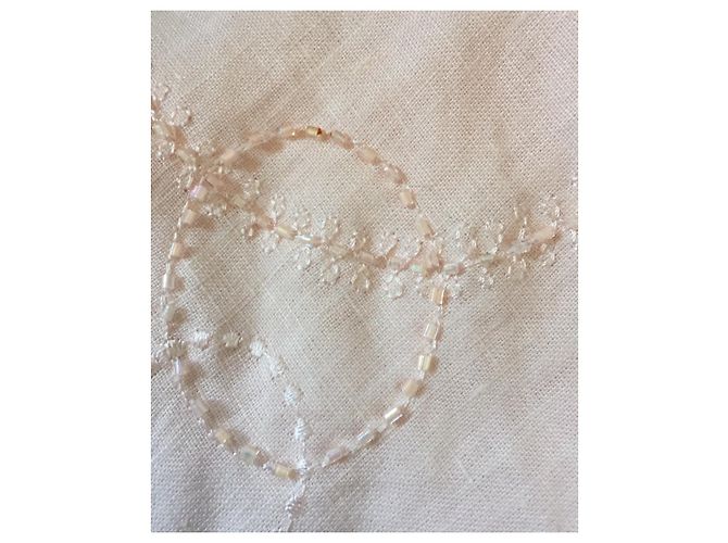 John Rocha Top de linho com pérolas Rosa - vista 5