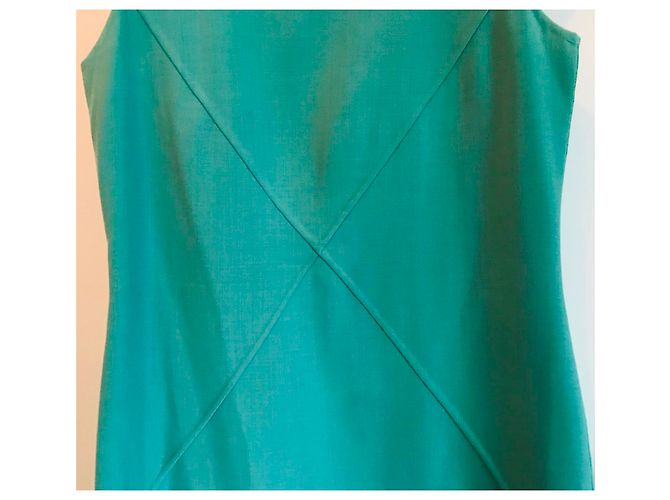 Michael Kors Wollkleid Blau Grün - Ansicht 3
