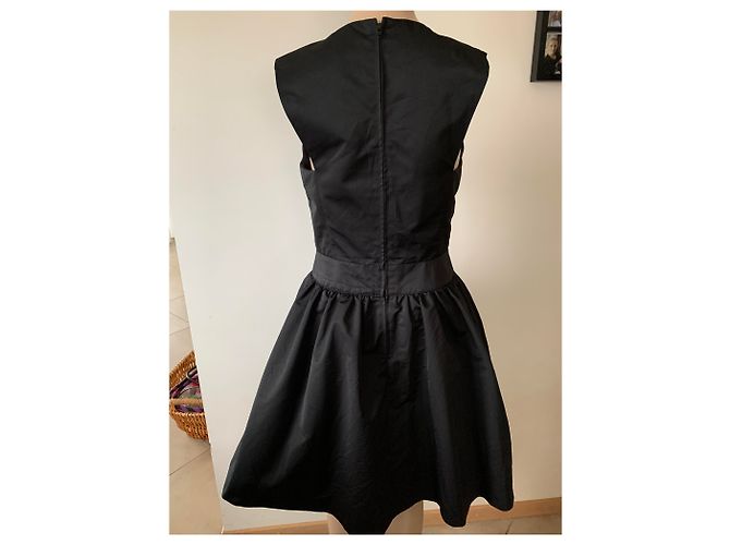 Reiss Leah Kleid schwarz aus Polyester Fit and Flare - Ansicht 5