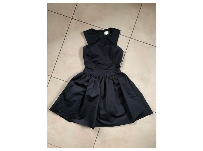 Reiss Leah Kleid schwarz aus Polyester Fit and Flare - Ansicht 6