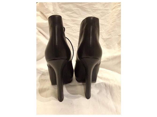 Stivaletti Bottega Veneta con allacciatura Nero - vista 12