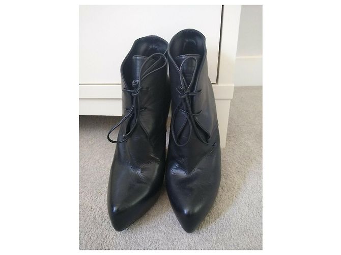 Stivaletti Bottega Veneta con allacciatura Nero - vista 4