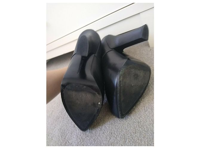 Stivaletti Bottega Veneta con allacciatura Nero - vista 7
