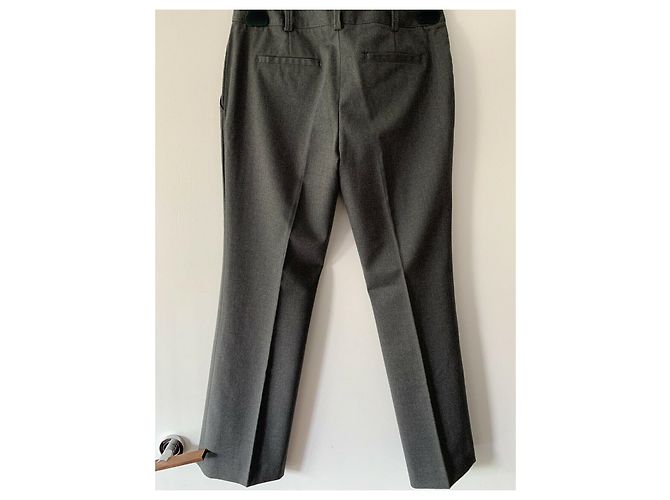 Tory Burch Kane Wollhose Grau - Ansicht 4