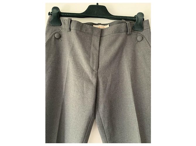 Tory Burch Kane Wollhose Grau - Ansicht 5