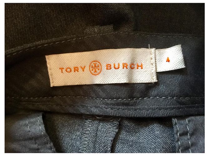 Tory Burch Kane Wollhose Grau - Ansicht 9