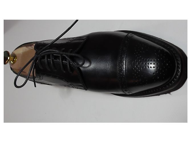Autre Marque Scarpe Derby Hardridge in pelle nera Nero - vista 2