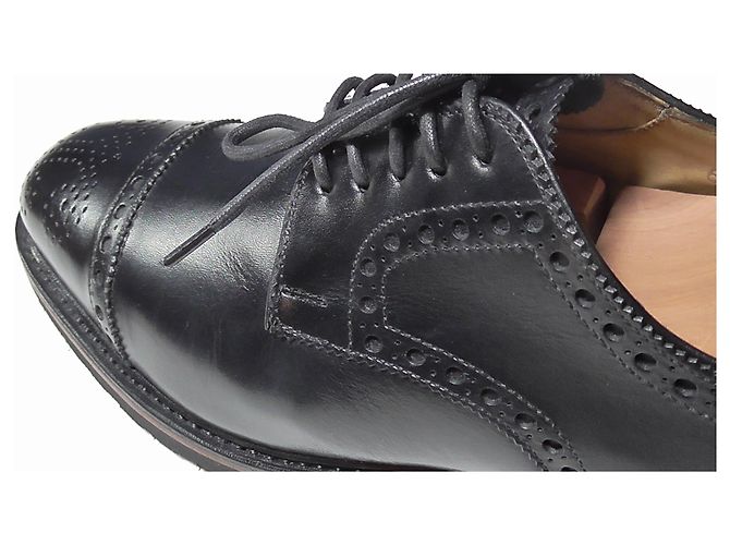 Autre Marque Scarpe Derby Hardridge in pelle nera Nero - vista 4