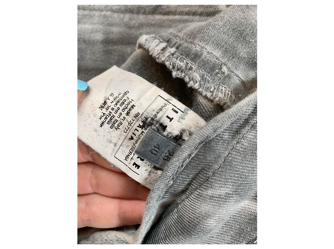 Pierre Balmain Cropped Jeans Grau Denim - Ansicht 7