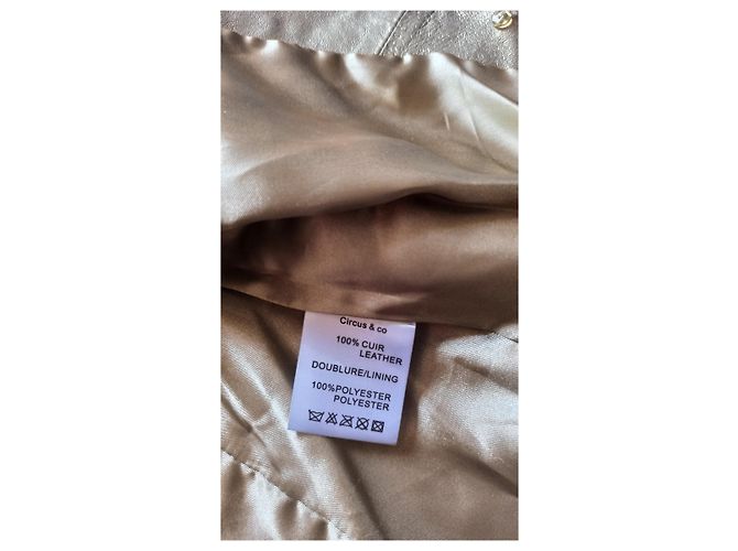 Circus & Co Lederjacke in Gold Golden - Ansicht 3