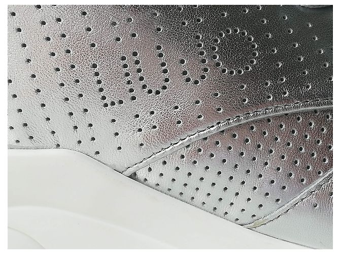 Sneakers Liu.Jo in pelle argento e bianco - vista 9