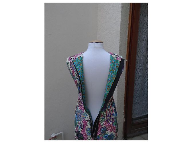 Abito Marc Jacobs in lino con paillettes multicolore - vista 11