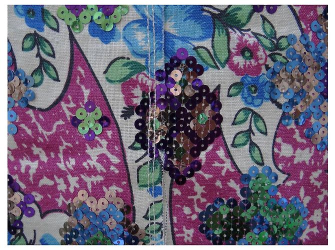 Abito Marc Jacobs in lino con paillettes multicolore - vista 6