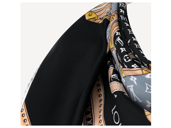 Louis Vuitton Foulard LV Let's Go nuovo Nero - vista 2
