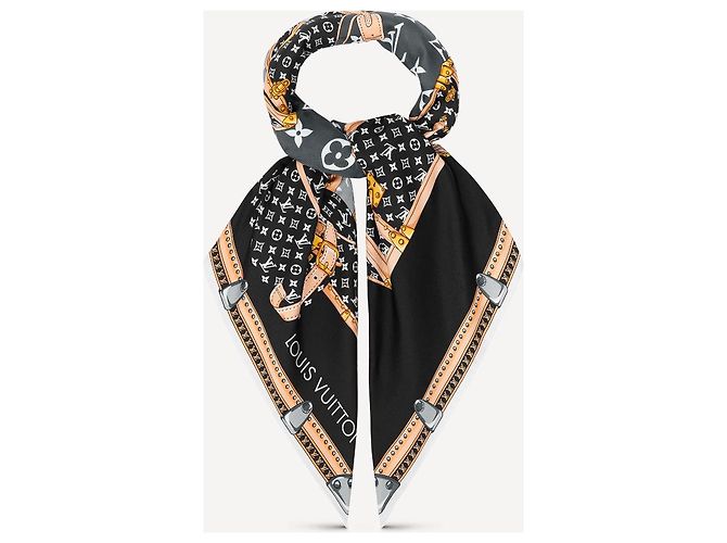 Louis Vuitton Foulard LV Let's Go nuovo Nero - vista 3