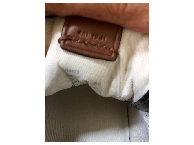 Coach Sneakers in tela e pelle con stampa iconica Marrone - vista 4