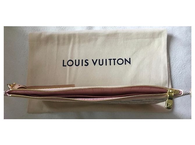 Louis Vuitton Pochette per Neverfull GM Azur Crudo - vista 4