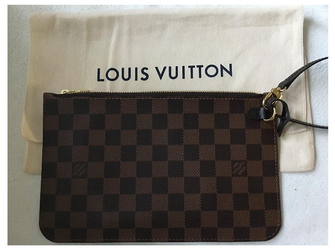 Louis Vuitton Neverfull GM Damier Ebene Cioccolato - vista 2
