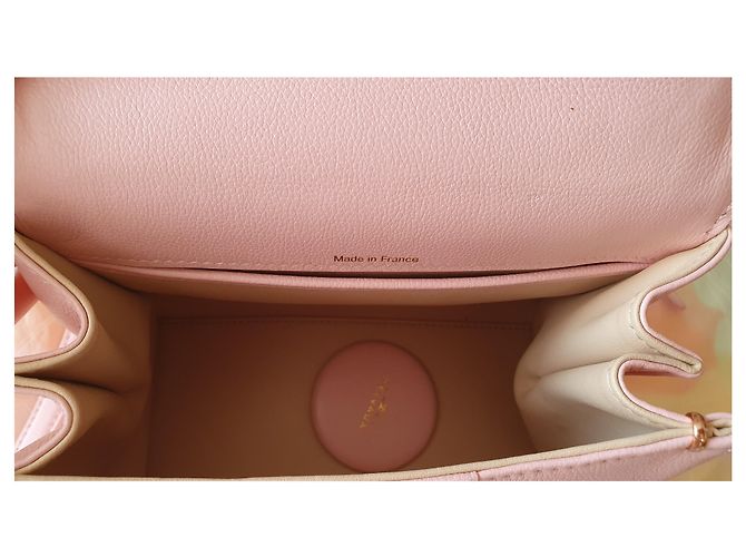 Borsa a mano Delvaux Brillant Mini in pelle rosa - vista 8
