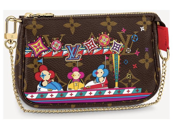 Louis Vuitton Accessori mini pochette LV Marrone - vista 2