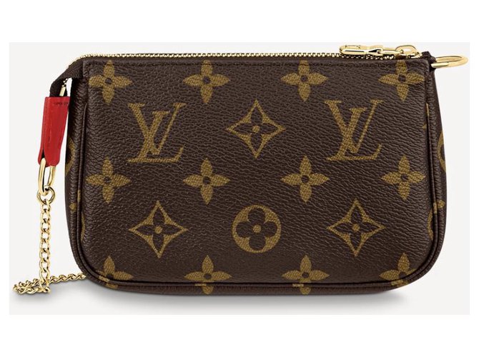 Louis Vuitton Accessori mini pochette LV Marrone - vista 4