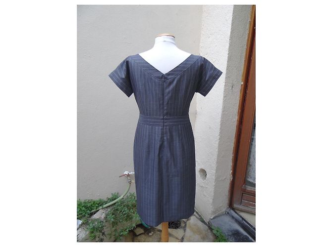 Vestido Giorgio Armani de seda e lã Multicor - vista 4