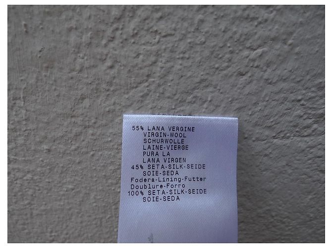 Vestido Giorgio Armani de seda e lã Multicor - vista 9