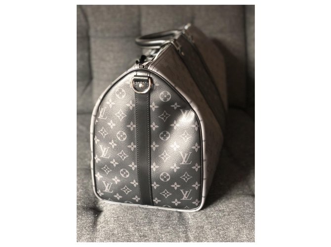 Abbesses Louis Vuitton LV Keepall éclipse inversé Gris - vue 6