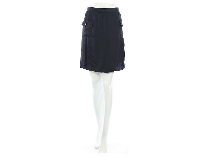 Falda azul de poliéster Tory Burch - vista 4