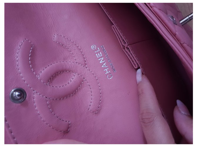 Timeless Borsa chanel classica rosa - vista 11