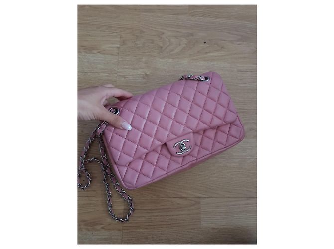 Timeless Borsa chanel classica rosa - vista 12