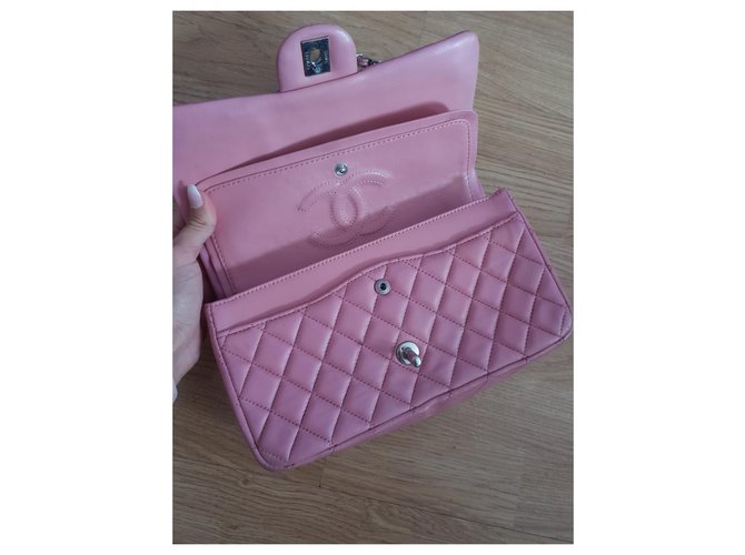 Timeless Borsa chanel classica rosa - vista 6