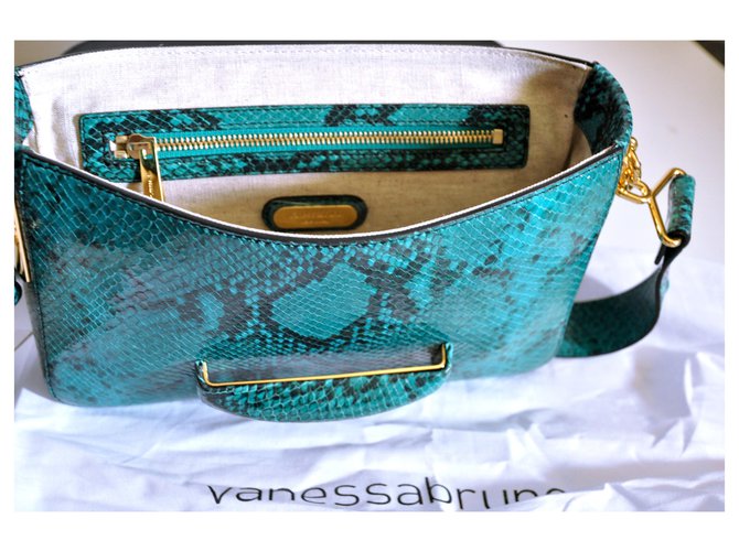 Borsa Catherine Vanessa Bruno Turchese - vista 2