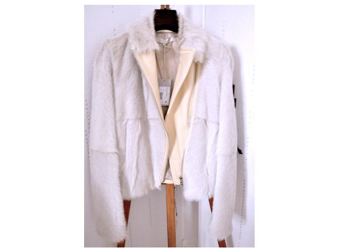 Vanessa Bruno Bikerjacke 3HVH03 V03011 Beige - Ansicht 2