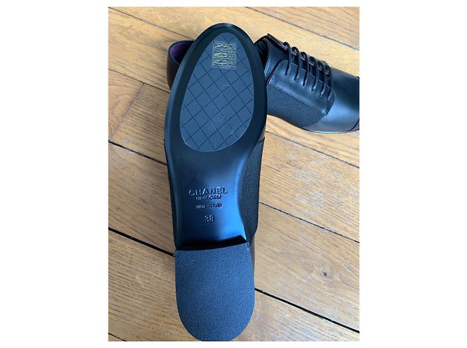 Chanel Derbies Noir - vue 3