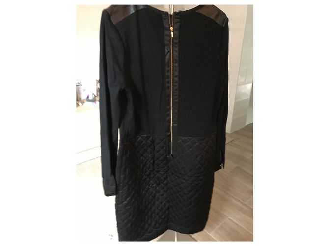 Autre Marque Abito trimateriale chic Nero - vista 2