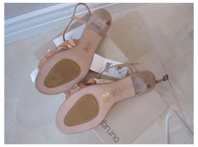 Sandali Vanessa Bruno Merida Beige in Pelle - vista 4