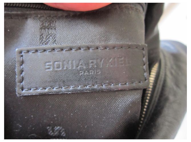 Borsa a mano Sonia Rykiel in pelle nera Nero - vista 3