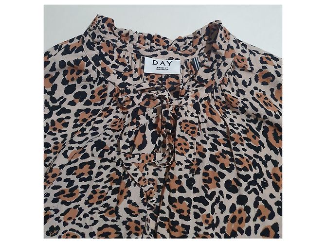 Blusa Day Birger & Mikkelsen Estampado Leopardo Viscosa Multicolor Estampado de leopardo - vista 5