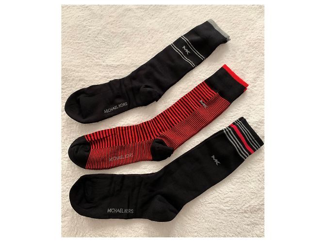 Michael Kors Herren Socken Set Baumwolle Mehrfarbig Größe US 7 Mehrfarben - Ansicht 9